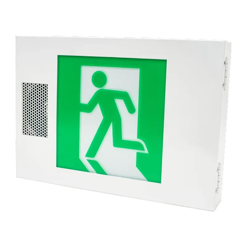 Flashing and voice guidance